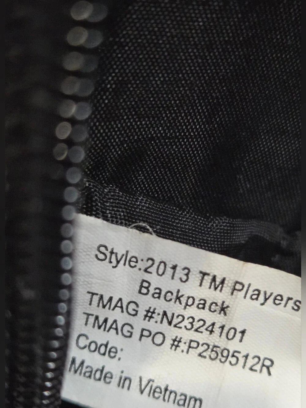 Taylormade Men's Pre-owned Backpack Golf Black